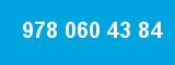 978 060 43 84 978 060 43 84
